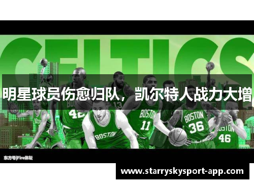 明星球员伤愈归队，凯尔特人战力大增